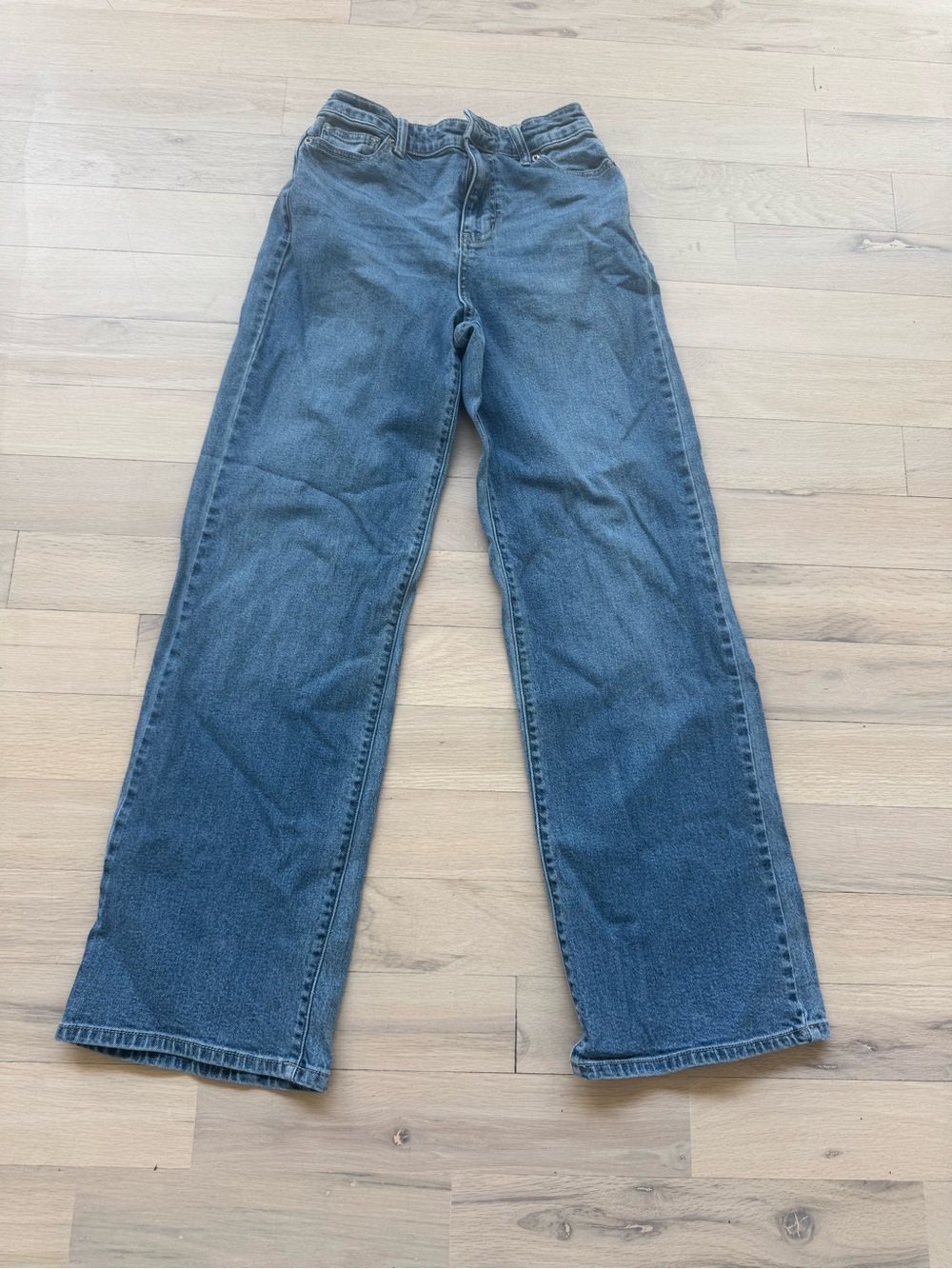 No Boundaries Wide Leg Blue Denim Jeans